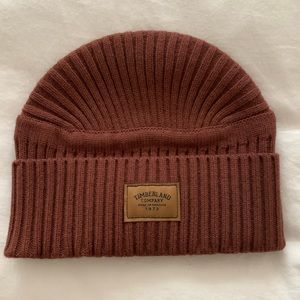 Timberland knit maroon beanie